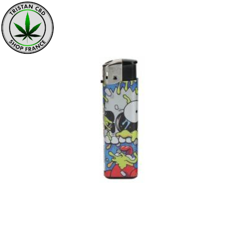 Briquet Cartoon Skull Accessoire fumeur à Paris Montparnasse | tristancbd.com
