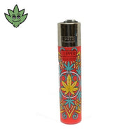 Briquet Clipper Cannabis Orange | tristancbd.com