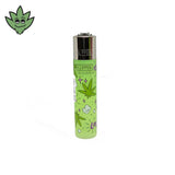 Clipper briquet dessin cannabis collection rare vert | tristancbd.com