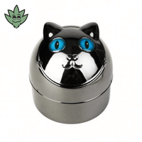 CENDRIER Métal cat blue eyes CBD Cannabis | tristancbd.com