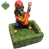 Cendrier en résigne Rasta Guitare Accessoire Fumeur Cannabis | tristancbd.com