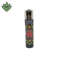 Acheter un briquet clipper collection rare officiel marijuana rouge | tristancbd.com