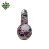 Pipe en Verre Mexican Skull Pink Accessoire fumeur à Paris Montparnasse | tristancbd.com