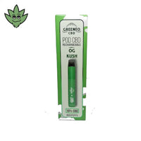 Cigarette électronique rechargeable CBD OG KUSH Greeneo | tristancbd.com