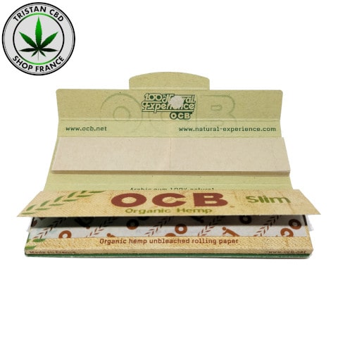 Univers tabac :: Articles fumeurs :: Raw organic hemp king size slim  (chanvre bio) papier à rouler