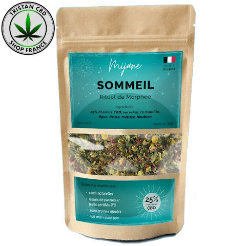 Tisane sommeil CBD Bio - Infusion Relaxante au Chanvre – CBD Bicyclette