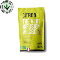 Infusions CBD BIO Thé Vert Citron | tristancbd.com